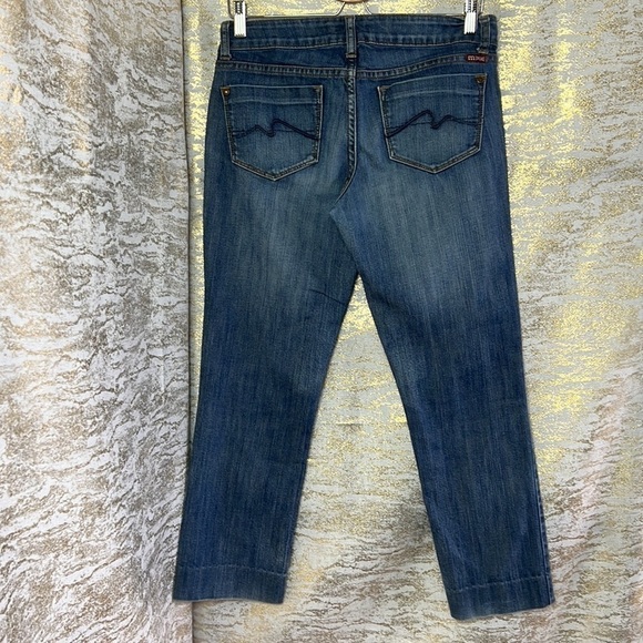 MAKERS Of True Originals Medium Blue Wash Straight Ankle Jeans Size 29 - Picture 7 of 15